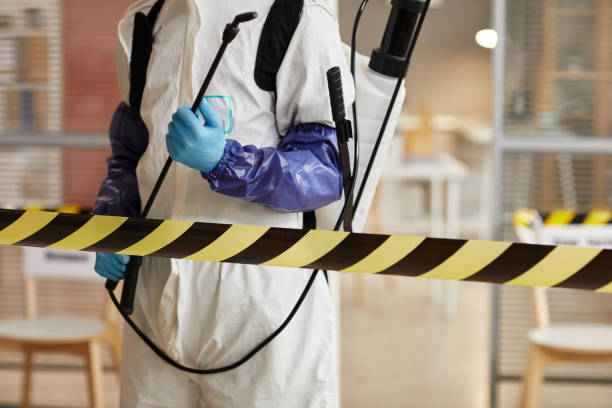 Professional Biohazard Cleanup technician working in Caseyville, IL